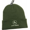 Zimná čiapka John Deere olivovo-zelená