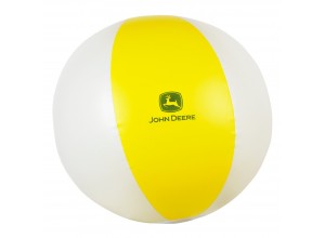 Plážová nafukovacia lopta John Deere,bielo-žltá.