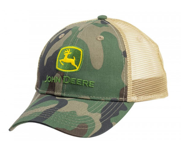 Čiapka John Deere-Camo Trucker