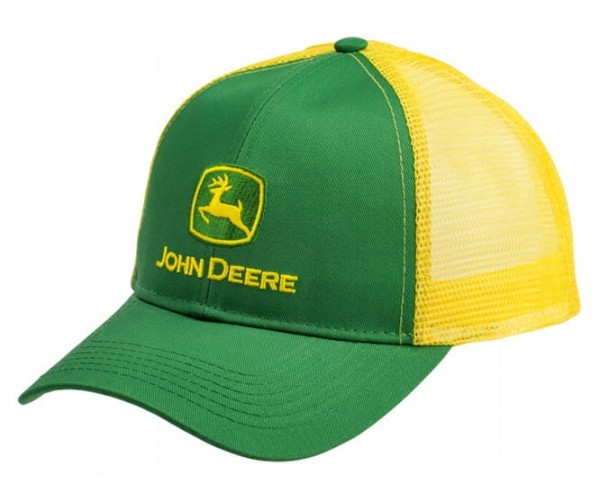 Zelenožltá pánska šiltovka John Deere