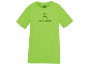 Detské športové tričko John Deere v zelenej farbe