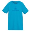 Detské športové tričko John Deere v tmavomodrej farbe