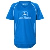 Detský športový dres John Deere v modro-bielej farbe
