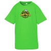 Detské športové tričko John Deere s obrázkom Johnnyho a jeho priateľov, sviežo zelené