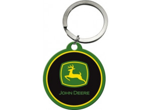 Model John Deere - okrúhla kľúčenka s logom