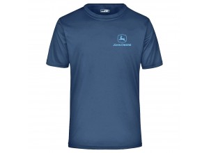 Pánske športové tričko John Deere v modrej farbe