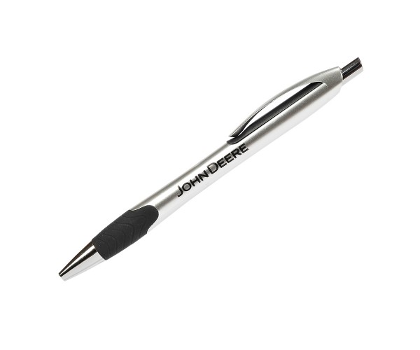 Guličkové pero s potlačou John Deere v striebornej farbe