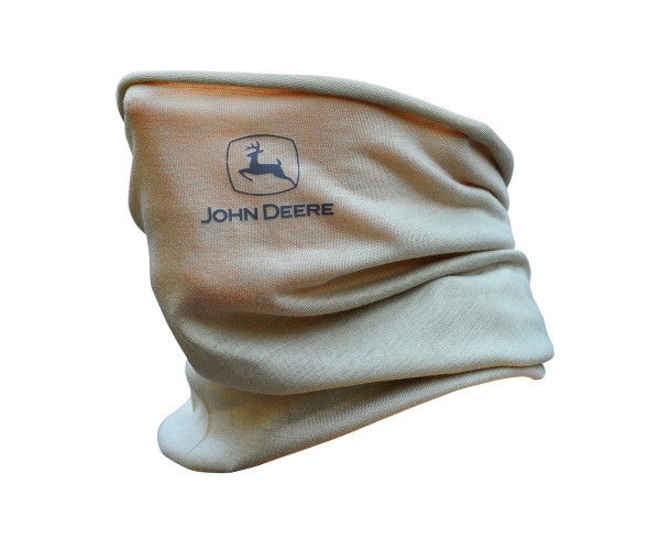 Viacúčelová šatka s logom John Deere, khaki