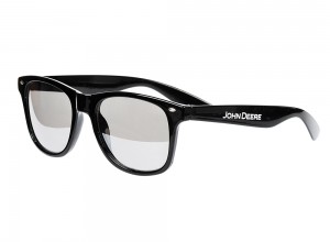 Slnečné okuliare s potlačou John Deere v čiernej farbe
